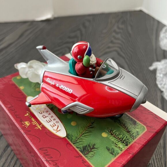 Vintage Hallmark Keepsake Ornament Sleigh X-2000 Handcrafted Christmas Holiday - Picture 7 of 11